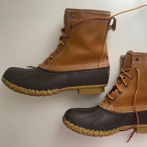 L.L. Bean Women's 8"Gore-Tex/Thinsulate Bean Boot in tan/brown, size 8 - Picture 8 of 15